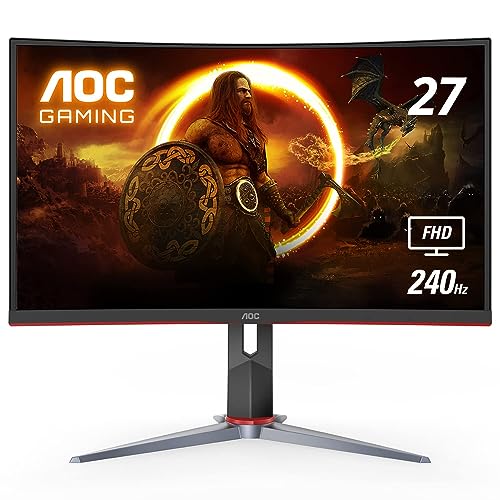 0685417723089 - AOC C27G2Z 27” CURVED FHD COMPUTER GAMING MONITOR