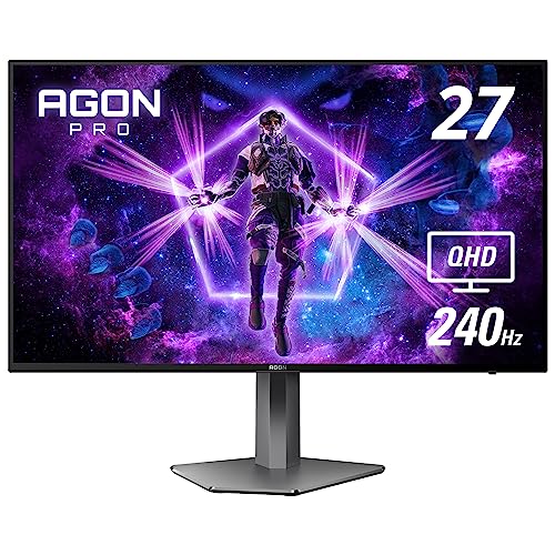 0685417730285 - AOC AGON PRO AG276QZD 27 OLED TOURNAMENT GAMING MONITOR 2560X1440, 240HZ 0.03MS, G-SYNC, PS5 XBOX SWITCH COMPATIBLE