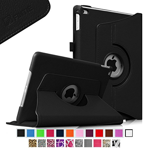 0685784900496 - FINTIE IPAD AIR 2 CASE - 360 DEGREE ROTATING STAND CASE WITH SMART COVER AUTO SLEEP / WAKE FEATURE FOR APPLE IPAD AIR 2 (IPAD 6) 2014 MODEL, BLACK