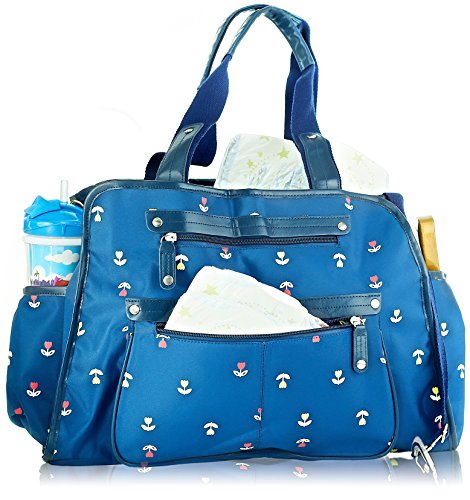 0685784957681 - DIAPER BAG W/ BABY CHANGING PAD, STROLLER CLIPS & REMOVABLE STRAP BY NEXT MOMMY