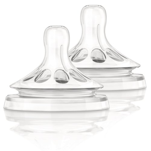 6858672980830 - PHILIPS AVENT BPA FREE NATURAL SLOW FLOW NIPPLES, 2-PACK