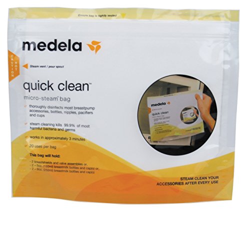 6858672983978 - MEDELA QUICK CLEAN MICRO-STEAM BAGS, 5 COUNT