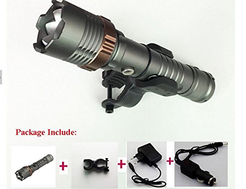 6858698199131 - ULTRAFIRE 2000LM XML T6 LED RECHARGEABLE FLASHLIGHT TORCH LIGHTING+CHARGER+HOLDE