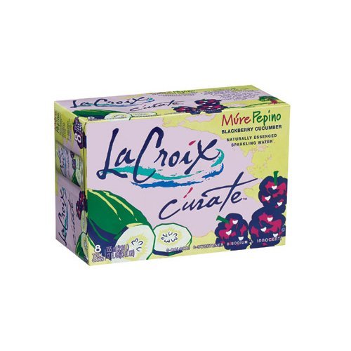 0685987089264 - LA CROIX CURATE MURE PEPINO (BLACKBERRY CUCUMBER) 12 OZ TALL CAN SPARKLING WATER ( 8 PACK )
