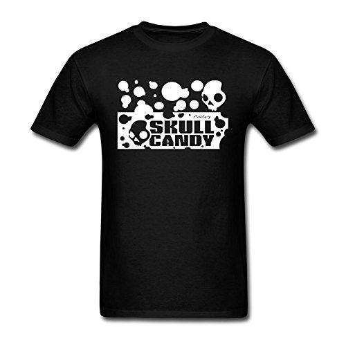 6865306673365 - ZHIBO CUTE SKULL CANDY CUSTOMIZED T-SHIRTS BLACK FOR MENS