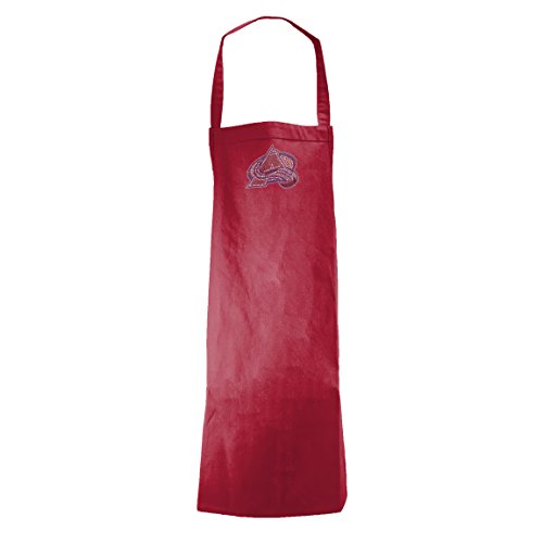 0686699599935 - NHL COLORADO AVALANCHE VICTORY APRON, ONE SIZE FITS MOST, DARK RED