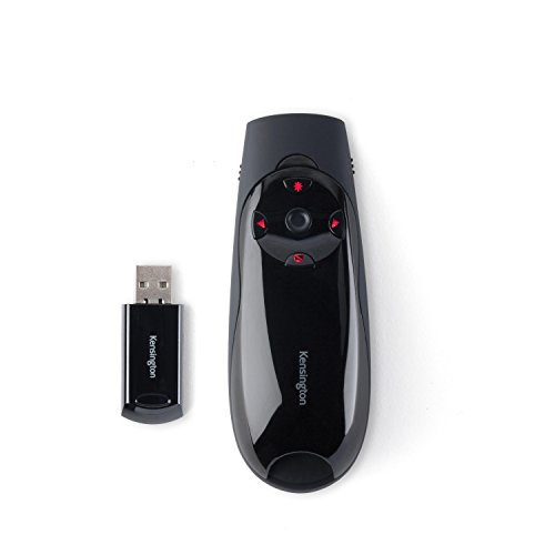 0686724019919 - KENSINGTON EXPERT WIRELESS PRESENTER WITH RED LASER POINTER AND CURSOR CONTROL (K72425AM)