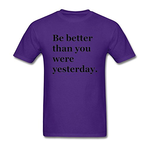 6873520449017 - ZHIBO BE BETTER THAN YOU WERE YESTERDAY CUSTOMIZED T-SHIRTS FOR MAN