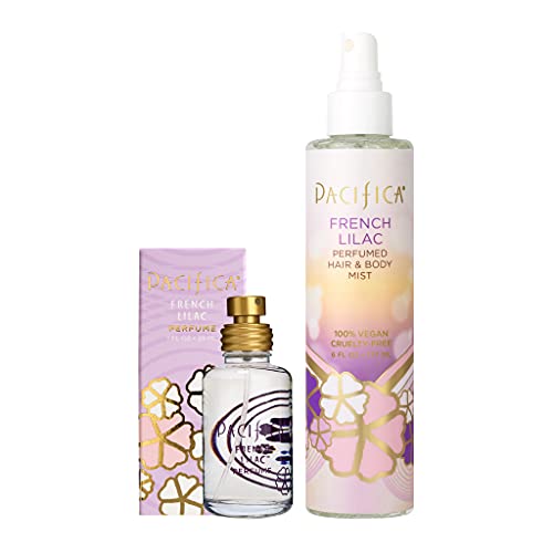 0687735150059 - PACIFICA BEAUTY | FRENCH LILAC SPRAY PERFUME + FRENCH LILAC HAIR PERFUME & BODY SPRAY | SMELLS LIKE LILACS | 100% VEGAN AND CRUELTY FREE | CLEAN FRAGRANCE AND PERFUME