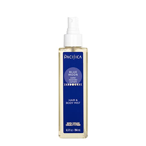0687735304902 - PACIFICA BEAUTY | BLUE MOON HAIR PERFUME & BODY SPRAY | WATER, LAVENDER, CURRANT NOTES | NATURAL + ESSENTIAL OILS | ALCOHOL FREE | CLEAN FRAGRANCE | VEGAN + CRUELTY FREE