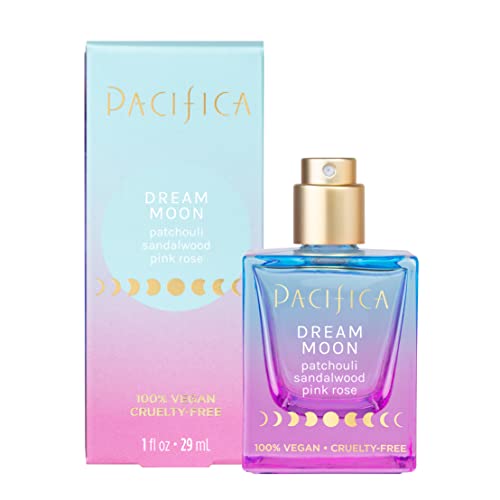 0687735304919 - PACIFICA BEAUTY | DREAM MOON SPRAY PERFUME | PINK ROSE, SANDALWOOD, PATCHOULI NOTES | NATURAL + ESSENTIAL OILS | CLEAN FRAGRANCE | VEGAN + CRUELTY FREE