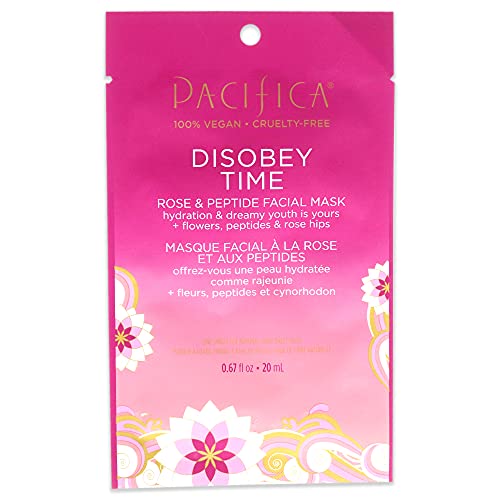 0687735305152 - PACIFICA DISOBEY TIME FACIAL MASK - ROSE AND PEPTIDE 1 PC