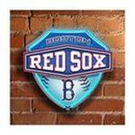 0687746433912 - MLB NEON SHIELD WALL LAMP - TEAM: BOSTON RED SOX
