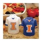 0687746470474 - COLLEGE GAMEDAY SALT AND PEPPER SHAKERS - TEAM: ILLINOIS
