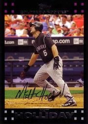0688036350483 - 2007 TOPPS COLORADO ROCKIES COMPLETE TEAM SET OF 24 BASEBALL CARDS (SERIES 1 & 2) - SHIPPED IN PROTECTIVE STORAGE CASE - INCLUDES TODD HELTON, MATT HOLLIDAY, GARRETT ATKINS, WILLY TAVERAS, BRIAN FUENTES AND MORE!