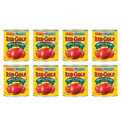 0688099530075 - RED GOLD WHOLE PEELED TOMATOES, VINE-RIPENED TOMATOES, KOSHER AND GLUTEN FREE, 28 OUNCE CAN, 8-PACK