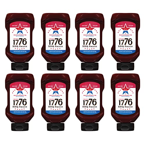 0688099530167 - RED GOLD REDNECK RIVIERA ORIGINAL 1776 BBQ SAUCE, NO HIGH FRUCTOSE CORN SYRUP, 21 OUNCE SQUEEZE BOTTLES, 8-PACK