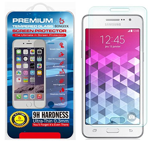 6881881503866 - SAMSUNG GALAXY GRAND PRIME TEMPERED GLASS SCREEN PROTECTOR, 0.3MM 9H HARDNESS FEATURING ANTI-SCRATCH, CLEAR HD TRANSPARENCY