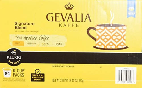 0688267124099 - GEVALIA SINGLE SERVE COFFEE CUP SIGNATURE BLEND - 84 CT