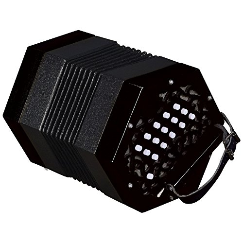 0688382030596 - TRINITY COLLEGE AP-1130 ANGLO-STYLE CONCERTINA 30-BUTTON, BLACK