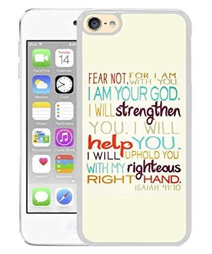 6887248445954 - BIBLE VERSE WHITE FOR IPOD TOUCH 6 CASE