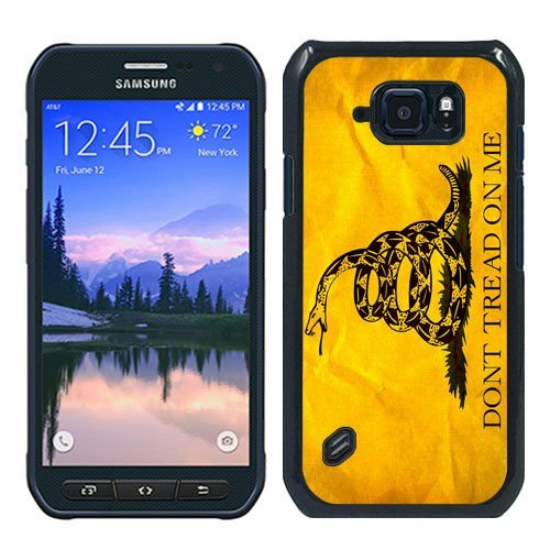 6887248705850 - DON'T TREAD ON ME BLACK FOR SAMSUNG GALAXY S6 ACTIVE PHONE CASE