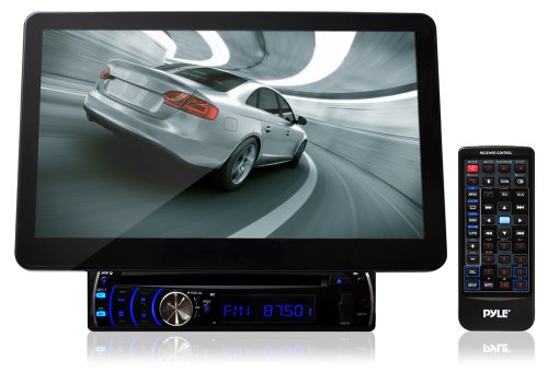0068888743457 - PYLE PLD10BT 10.1-INCH MOTORIZED TOUCHSCREEN BLUETOOTH RECEIVER MULTIMEDIA SYSTEM WITH BUILT-IN DVD PLAYER