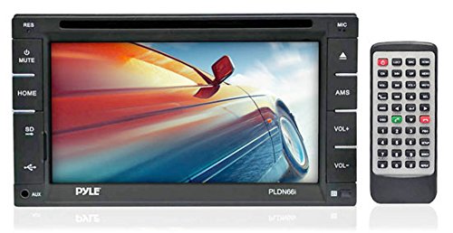 0068888745130 - PYLE PLDN66I - 6.5-INCH DOUBLE DIN TOUCH SCREEN LCD MONITOR RECEIVER WITH USB/SD CARD READERS, CD/DVD PLAYER, AM-FM