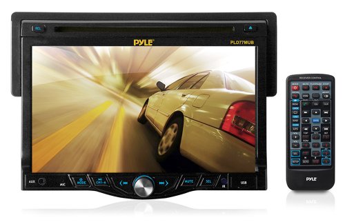 0068888755528 - PYLE PLD77MUB 7-INCH BLUETOOTH TOUCH SCREEN RECEIVER HEAD-UNIT WITH CD/DVD PLAYER AND USB/SD CARD READERS