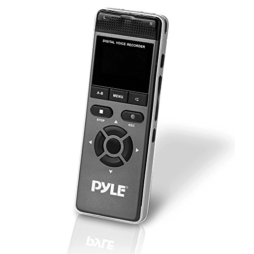 0068888760508 - PYLE PVRCM500 COMPACT & PORTABLE DIGITAL VOICE/MUSIC RECORDER, BUILT-IN RECHARGEABLE BATTERY, 8GB MEMORY