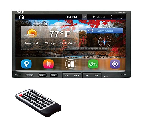 0068888762991 - PYLE PLDNAND692 ANDRORID CAR STEREO DOUBLE DIN RECEIVER WIFI 7 TOUCHSCREEN BLUETOOTH, DVD NAVIGATION USB SD READER