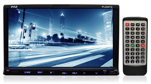 0068888984089 - PYLE PLDN73I 7-INCH DOUBLE-DIN TFT TOUCHSCREEN DVD/VCD/CD/MP3/MP4/CD-R/USB/SD-MMC CARD SLOT/AM/FM/IPOD CONNECTOR