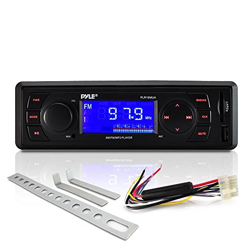 0068889019322 - PYLE PLR16MUA IN-DASH AM/FM-MPX RECEIVER MP3 PLAYBACK WITH USB/SD CARD