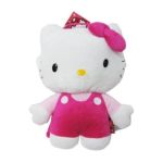 0688955652705 - PLUSH BACKPACK IN PINK OVERALLS 15 INCHES