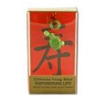 0689076516228 - CHINESE FENG SHUI HAND CARVED JADE LUCK CHARM EMPOWERING LIFE TURTLE