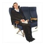 0689076593533 - TRAVEL BLANKET AND PILLOW IN BLACK