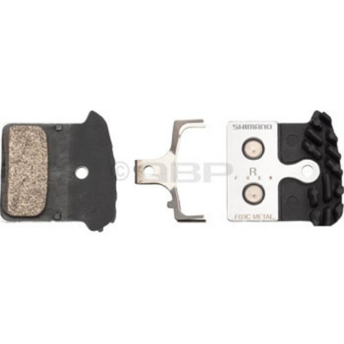 0689228602762 - SHIMANO BR-M985 F03C METAL DISC BRAKE PAD WITH SPRING AND FIN