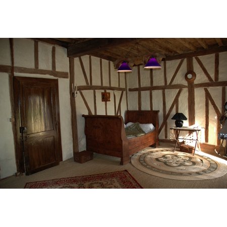 0689329877243 - STUDS INTERIOR FRANCE WALL DAUB OLD HOUSE VILLAGE-24 INCH BY 36 INCH LAMINATED POSTER WITH BRIGHT COLORS AND VIVID IMAGERY-FITS PERFECTLY IN MANY ATTRACTIVE FRAMES