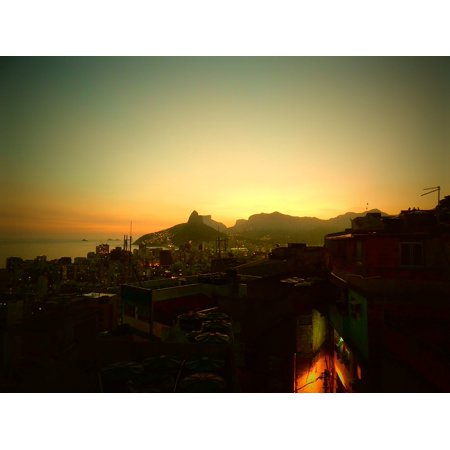 0689329978407 - LAMINATED POSTER SUNSET RIO DE JANEIRO VACATION MOUNTAINS BRAZIL SUN POSTER PRINT 24 X 36