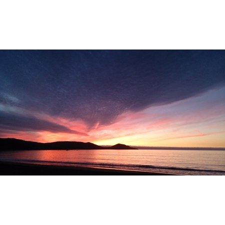 0689330647729 - LAMINATED POSTER LANDSCAPE SUN COLORS SUNSET BEACH BACKGROUND POSTER PRINT 24 X 36