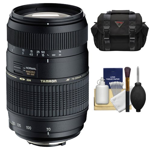 0689466080742 - TAMRON AF 70-300MM F/4-5.6 DI LD MACRO LENS + CASE + ACCESSORY KIT FOR CANON