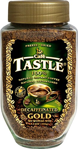 0689466109382 - CAFE TASTLE DECAFFEINATED FREEZE DRIED INSTANT COFFEE, 7.14 OUNCE