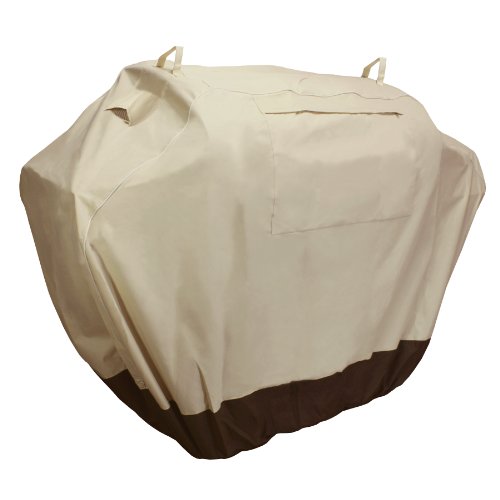 0689466677805 - KHOMO GEAR - SAHARA SERIES - WATERPROOF HEAVY DUTY BBQ GRILL COVER - MEDIUM 58 X 24 X 48 - DIFFERENT SIZES AVAILABLE - COMPATIBLE WITH WEBER (GENESIS), HOLLAND, JENN AIR, BRINKMANN, CHAR BROIL, KENMORE & MORE