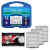 0689466736663 - PANASONIC ENELOOP POWER PACK SET WITH 8 AA, 2 AAA RECHARGEABLE BATTERIES, CHARGER & CASE WITH AA/AAA BATTERY CASES + MICROFIBER CLEANING CLOTH