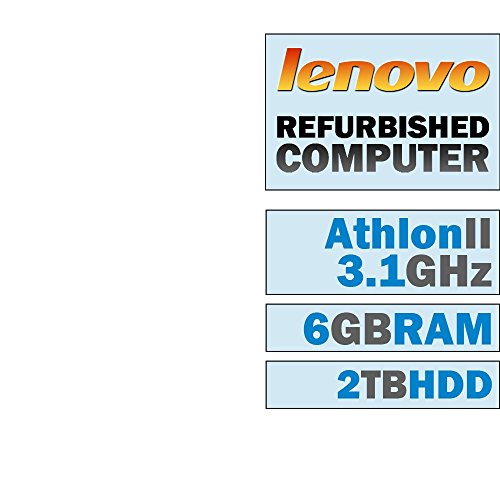 0689603184517 - LENOVO THINKCENTRE M77 SFF/ATHLON II X4 645 QUAD @ 3.10 GHZ/6GB DDR3/2TB HDD/DVD-COMBO/NO OS