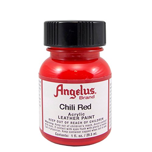 6896484834033 - ANGELUS BRAND ACRYLIC LEATHER PAINT FOR CHRISTIAN LOUBOUTIN HEELS ONLY (1FL. OZ. / 29.5 ML.) CHILI RED