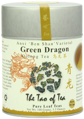 0689951410207 - THE TAO OF TEA, GREEN DRAGON OOLONG TEA, LOOSE LEAF, 3.5 OUNCE TIN