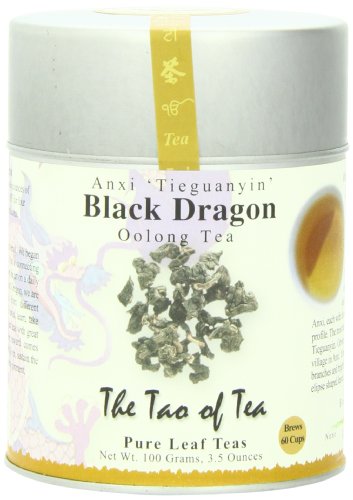 0689951410306 - THE TAO OF TEA, BLACK DRAGON OOLONG TEA, LOOSE LEAF, 3.5 OUNCE TIN