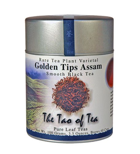 0689951710208 - THE TAO OF TEA, GOLDEN TIPS ASSAM BLACK TEA, LOOSE LEAF, 3.5 OUNCE TIN