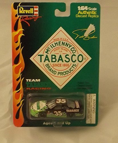 0689960002875 - 1998 - REVELL RACING / ATLAS - MCILHENNY CO. TABASCO GREEN - TEAM TABASCO RACING / TODD BODINE #35 - PONTIAC GRAND PRIX - 1:64 SCALE DIE CAST - RARE - OUT OF PRODUCTION - LIMITED EDITION - COLLECTIBLE BY TABASCO BRAND